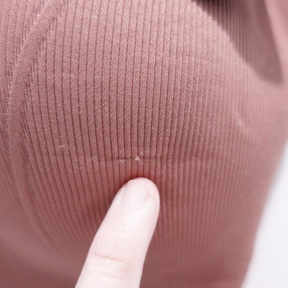 NEW Maidenform M Rib Seamless Bralette Wireless Plus Size 2XL Iced Mocha DM2303 - Picture 6 of 6